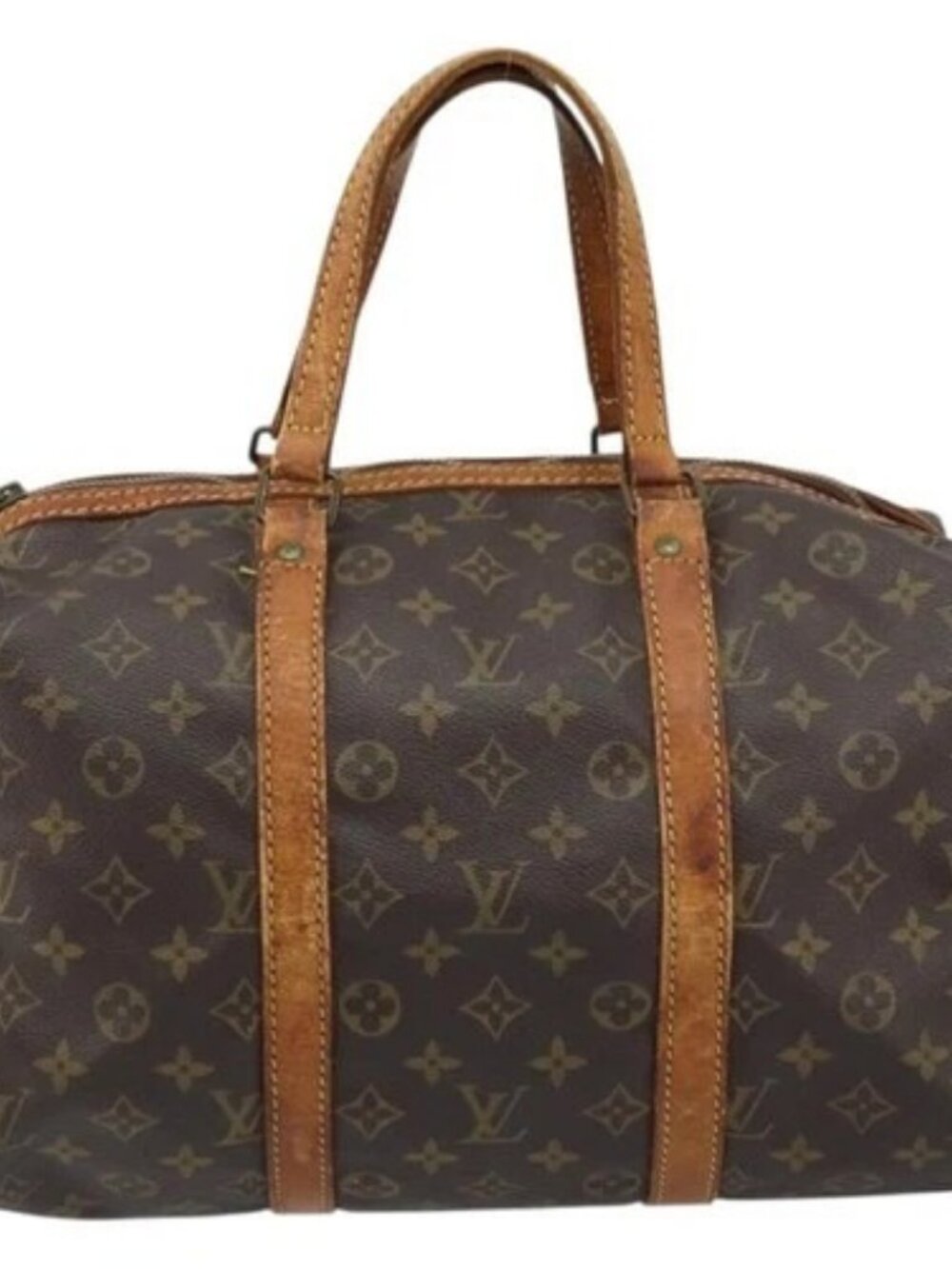 LOUIS VUITTON Monogram Sac Souple 35 Boston Bag M41626 LV Auth 171110 - Picture 10 of 15